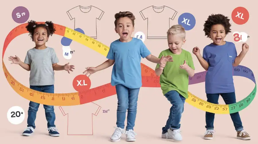 Pourquoi un tableau des tailles de t-shirts pour enfants est-il nécessaire ?