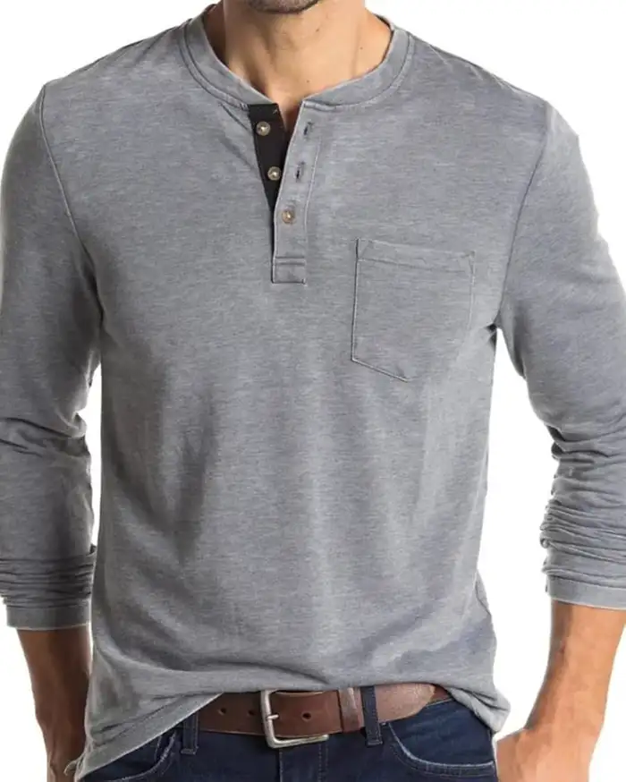 Maglietta Henley Maglietta Henley